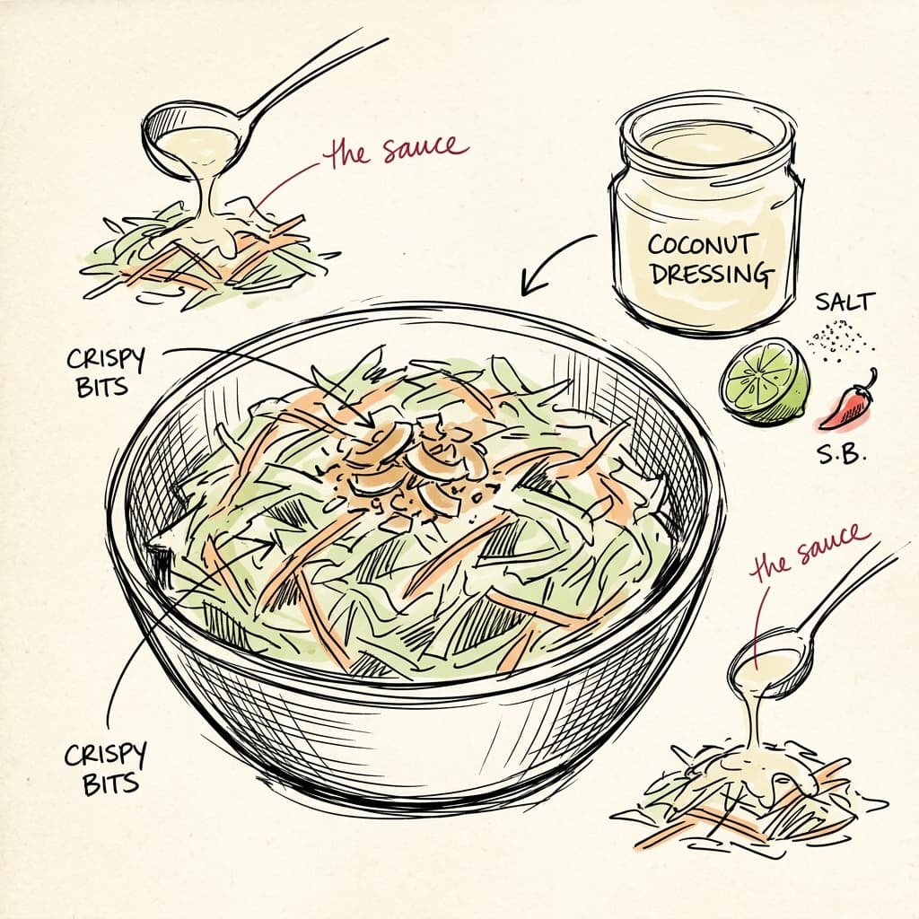 Jamaican Coconut Coleslaw Dressing