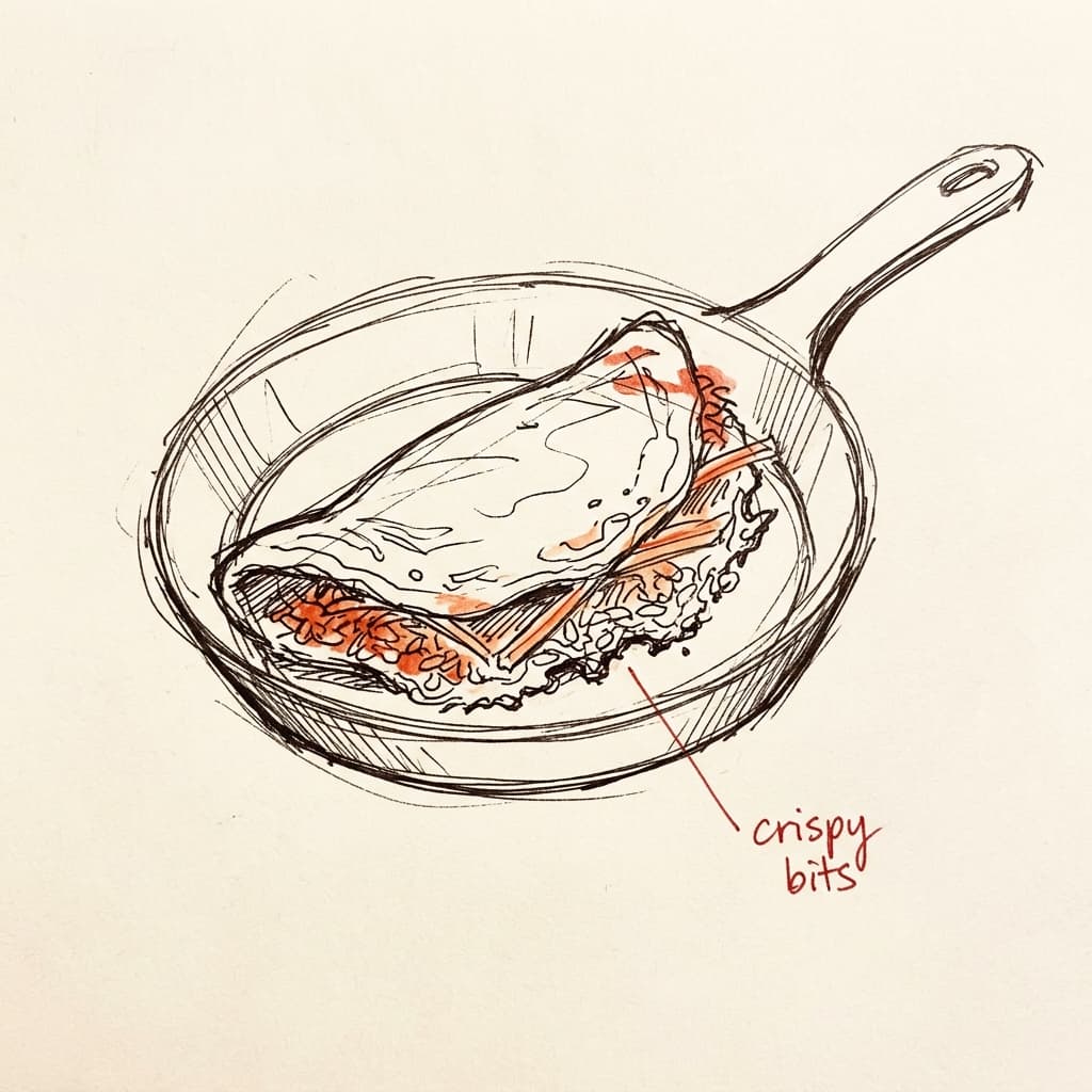 Spicy Asian Day Old Rice Omelette